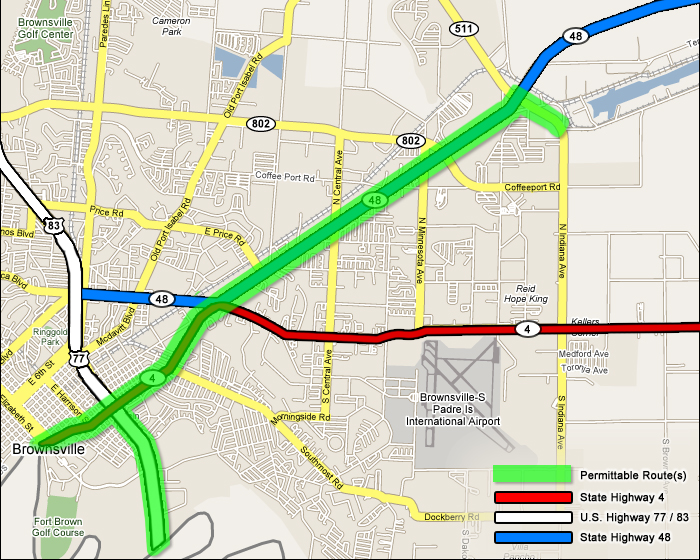 Port of Brownsville Permit Map